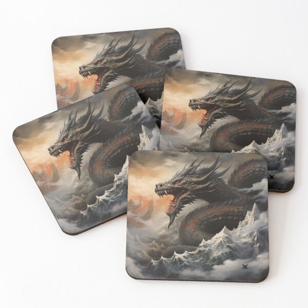 Item preview, Black Dragon Mountains designed and sold by GrinGalore.