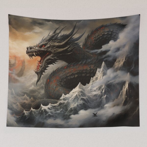 Item preview, Black Dragon Mountains designed and sold by GrinGalore.
