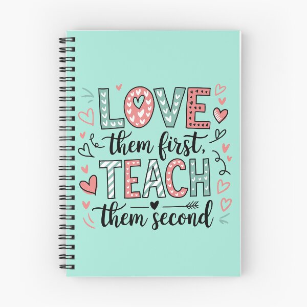 Item preview, Love Them First Teach Them Second Teacher Valentines designed and sold by AniArtPL.