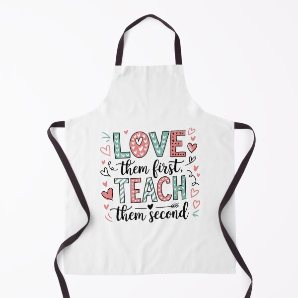 Item preview, Love Them First Teach Them Second Teacher Valentines designed and sold by AniArtPL.