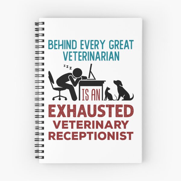 Item preview, Funny Veterinary Receptionist Front Office Exhausted designed and sold by jaygo.
