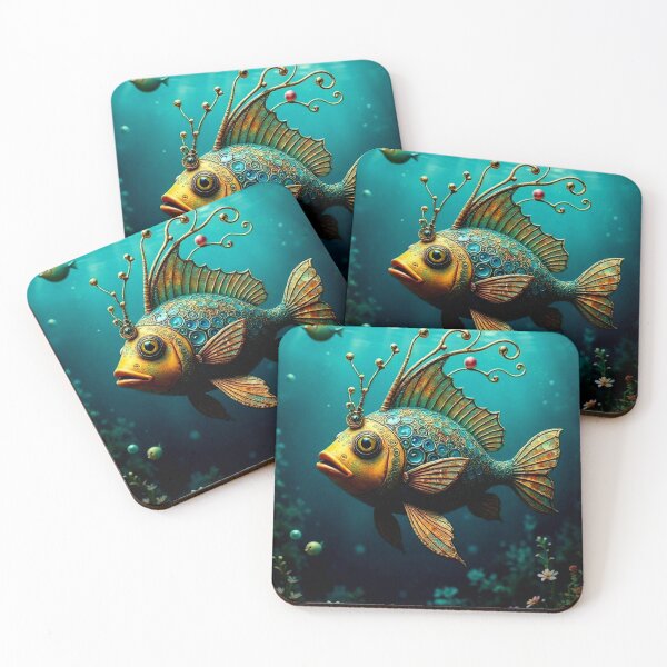 Item preview, Mystical Fish – Ornate Ocean Fantasy designed and sold by Dogandesighn.