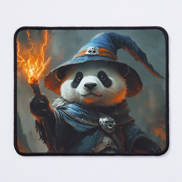 Item preview, Cute Panda Spellcasting Wizard designed and sold by RockFireMerch.