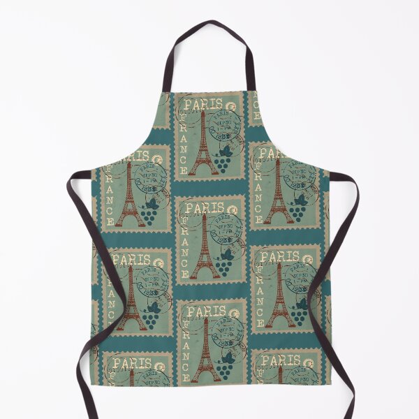 Item preview, Paris France Retro Post Stamp designed and sold by Primroaddesigns.