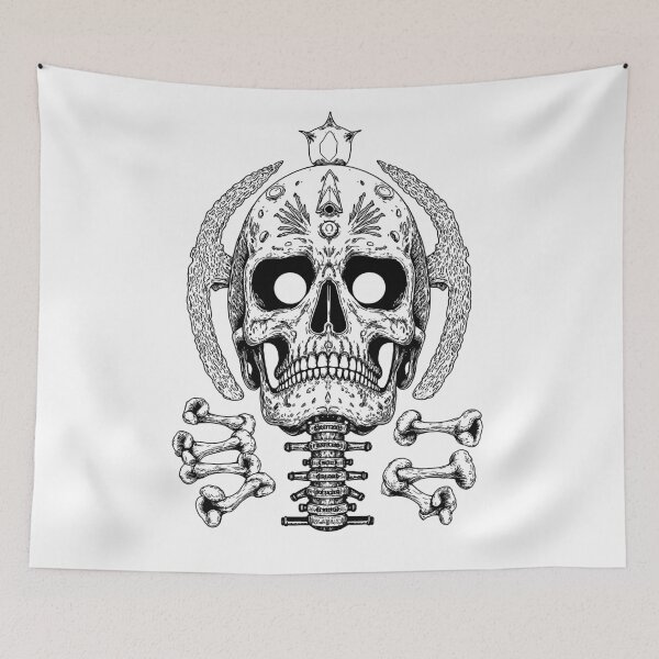 Item preview, Skull and bones japan manga anime style drawing designed and sold by VonKalt.