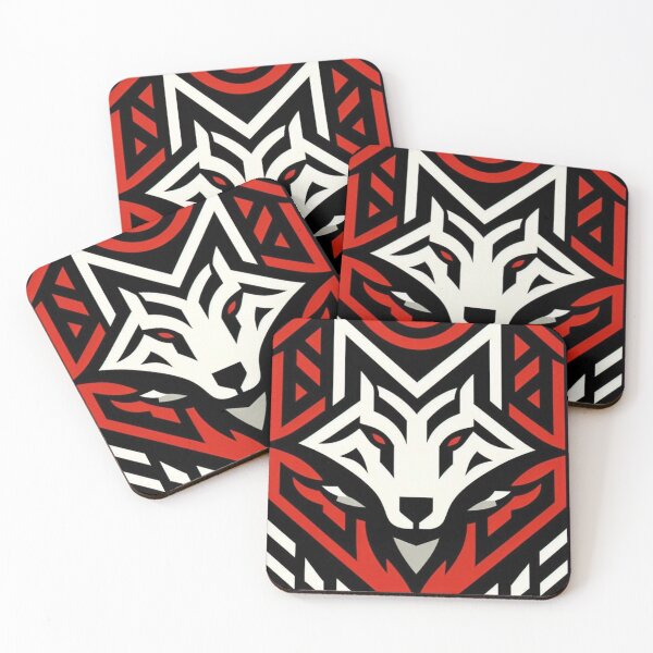 Item preview, red wolf symbol (1) designed and sold by MaciejCraft.