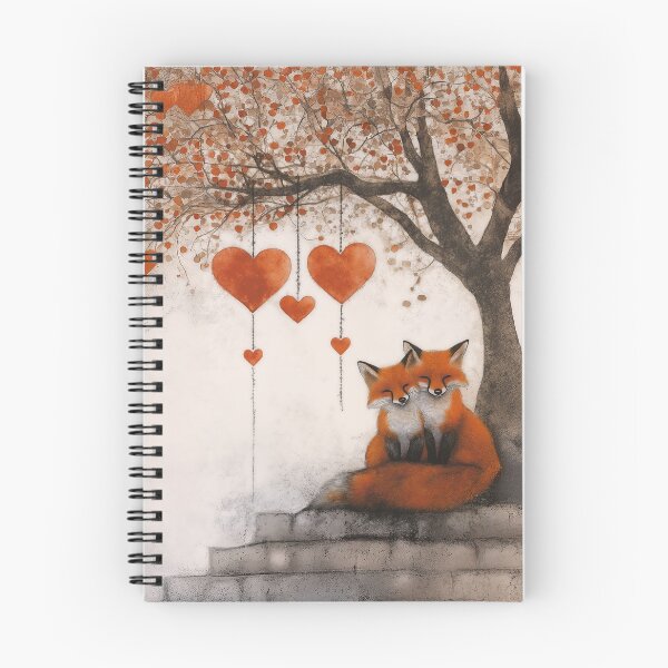 Item preview, Fox and Heart Tree designed and sold by Blue Horse Photo Magic.
