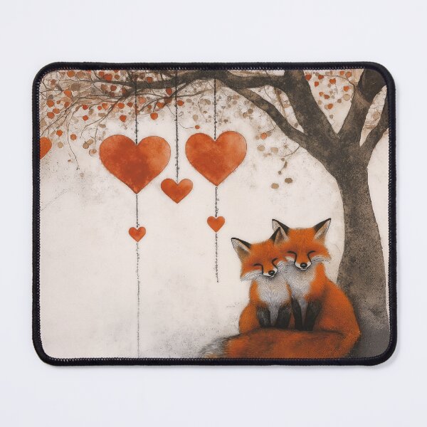 Item preview, Fox and Heart Tree designed and sold by Blue Horse Photo Magic.