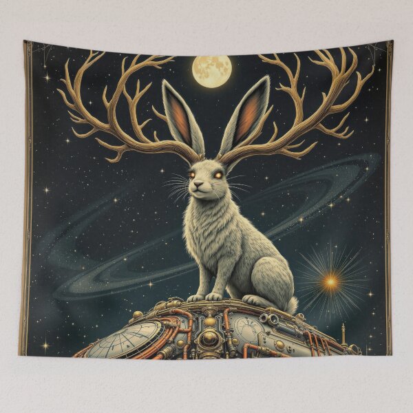 Item preview, Jackalope Moon Cradle designed and sold by HabitableMoons.