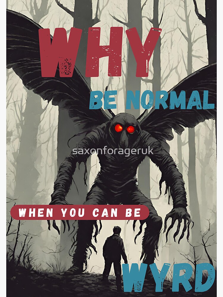 Thumbnail 3 of 3, Journal, Why be normal? when you can be wyrd? designed and sold by saxonforageruk.