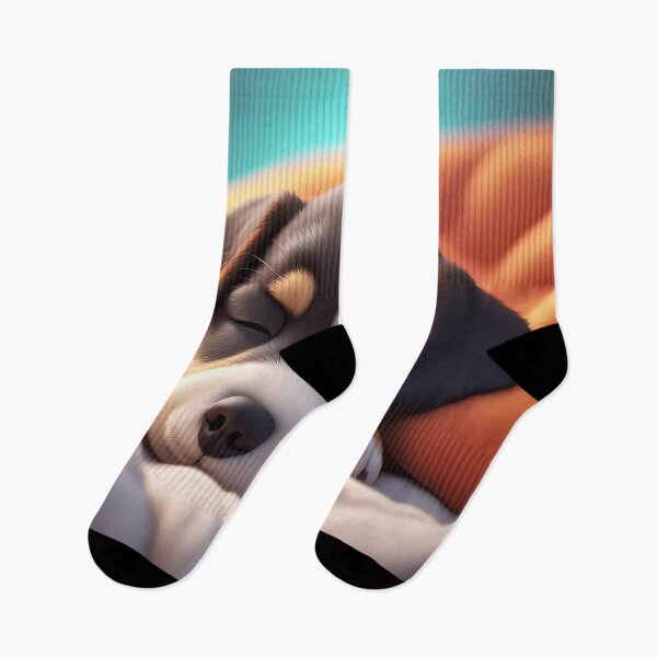 Item preview, Puppy Asleep in bed designed and sold by Colin Bentham.