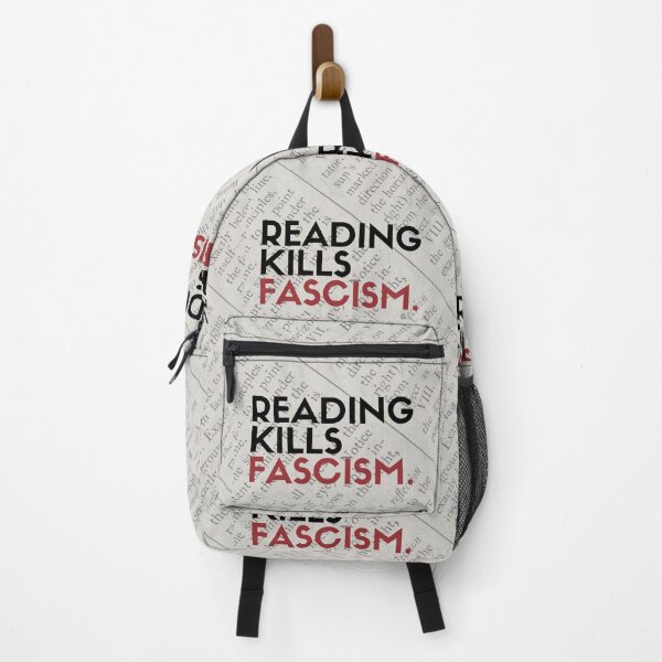 Item preview, Reading kills fascism designed and sold by Athenasgirl.