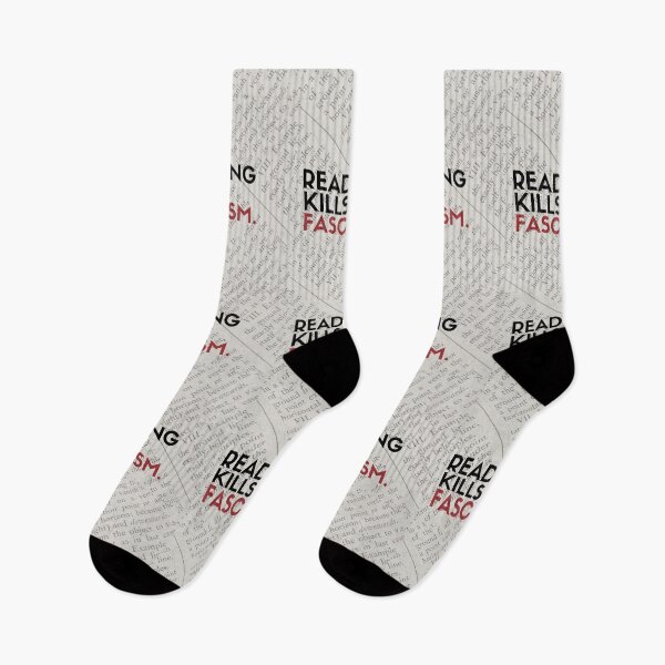 Item preview, Reading kills fascism designed and sold by Athenasgirl.