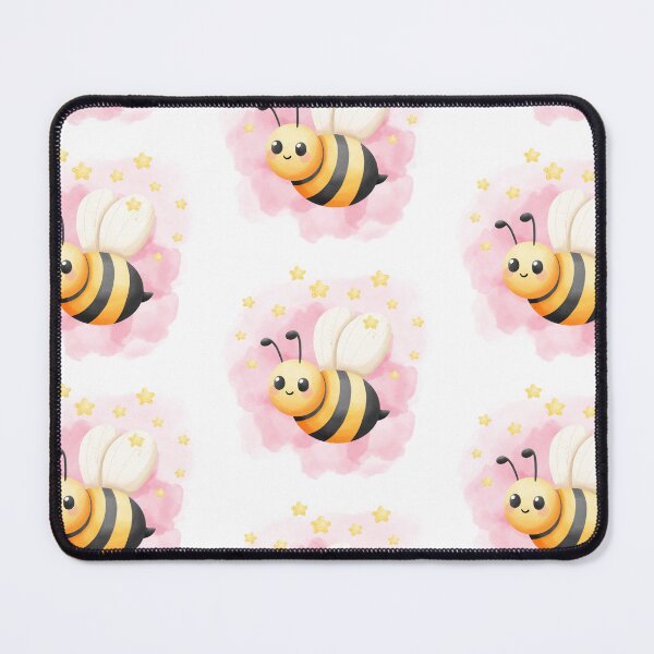 Item preview, cute little bee with little stars. designed and sold by Bunnylovely.