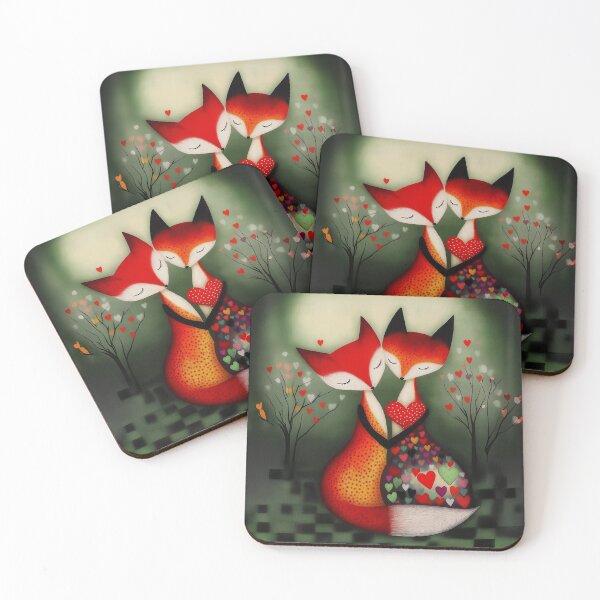 Item preview, Abstract Foxes designed and sold by Blue Horse Photo Magic.