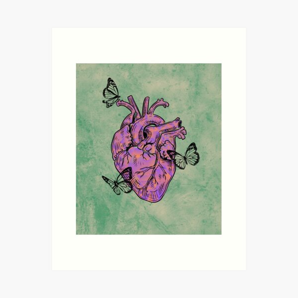 Item preview, Retro Human Heart  designed and sold by Tahz Fatima.