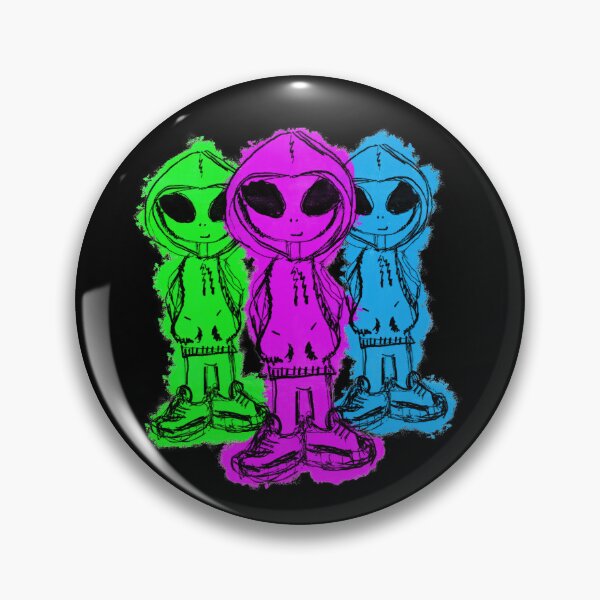 Item preview, Martians Aliens Yip Yip Yip Street Art designed and sold by GetContented.