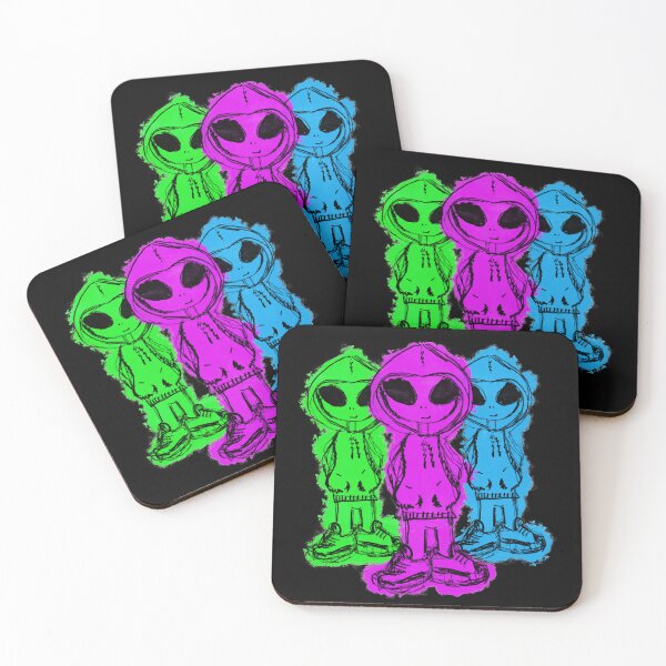 Item preview, Martians Aliens Yip Yip Yip Street Art designed and sold by GetContented.