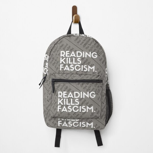 Item preview, Reading kills fascism designed and sold by Athenasgirl.