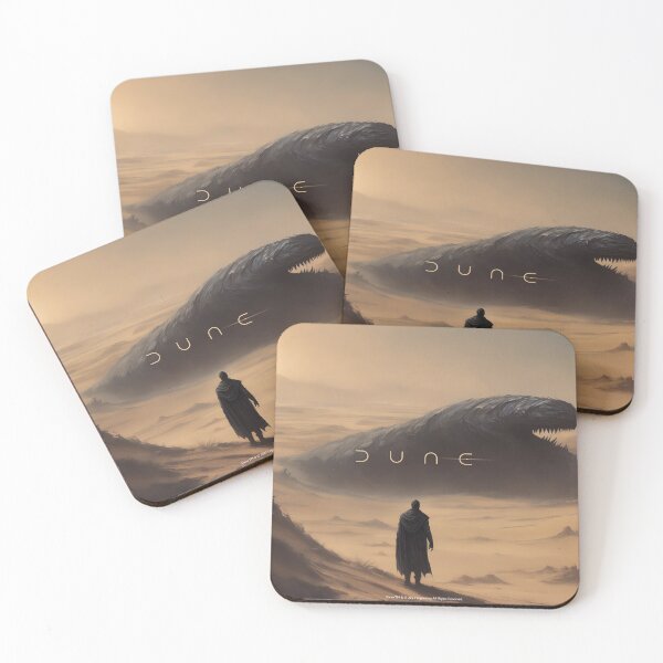 Item preview, A Fremen watching a sandworm coming out of the sand designed and sold by Pixeledfox.