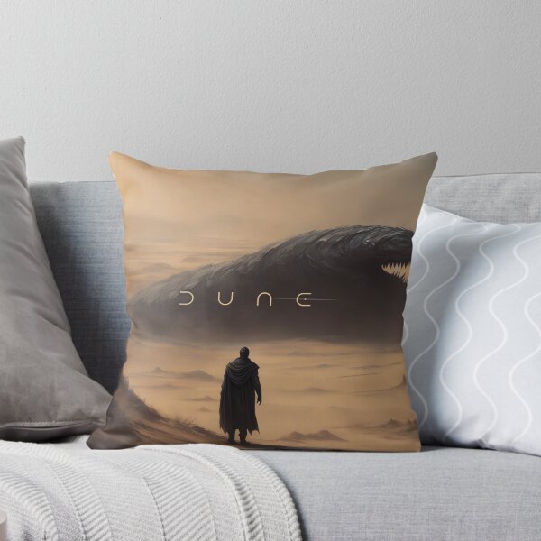 Item preview, A Fremen watching a sandworm coming out of the sand designed and sold by Pixeledfox.