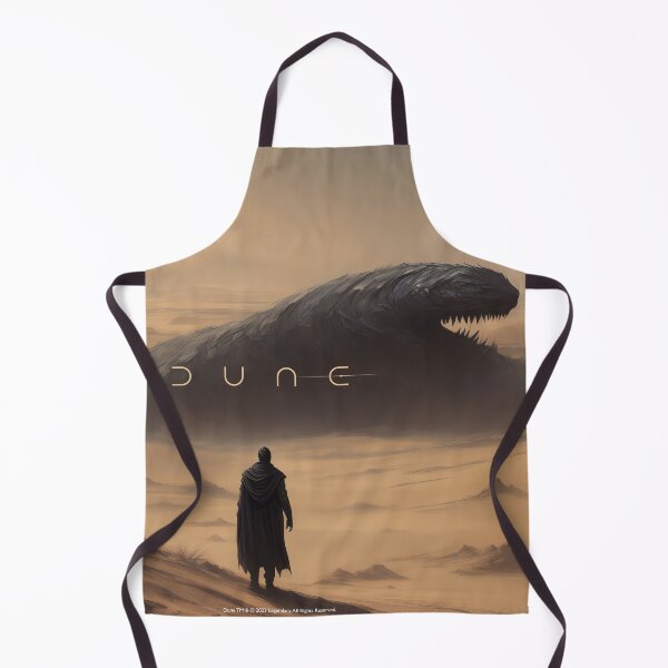 Item preview, A Fremen watching a sandworm coming out of the sand designed and sold by Pixeledfox.