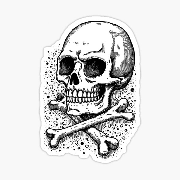 Item preview, japan manga comix drawing skull and bones designed and sold by VonKalt.