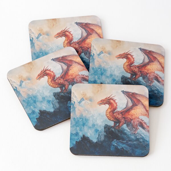 Item preview, Red Dragon Mountains designed and sold by GrinGalore.