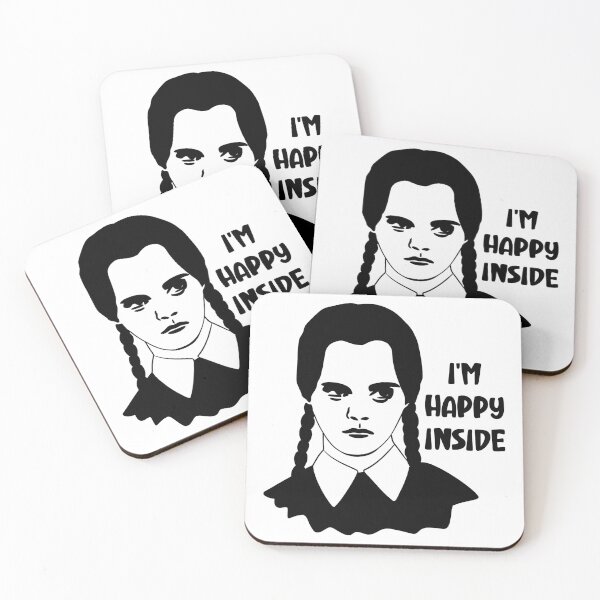 Item preview, Wednesday - Happy Inside  designed and sold by FranettiArt.