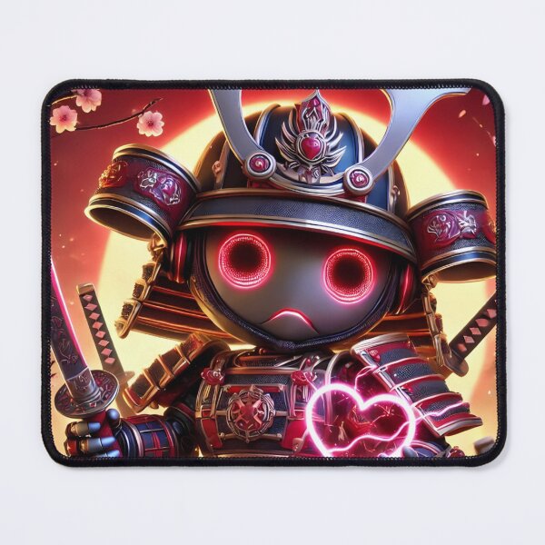 Item preview, Cyber Shogun Rockbot – The Ultimate Warrior of Power and Rebellion - Valentine’s Day - Model 16 designed and sold by NeonBot_Shop.