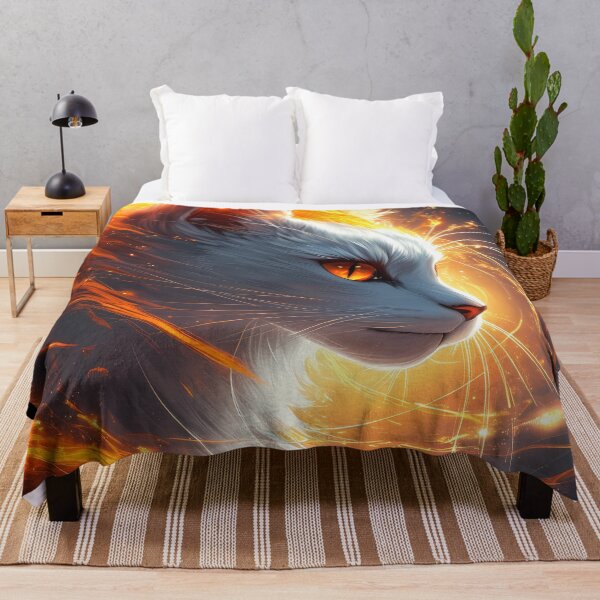 Item preview, Fiery Cosmic Kitten – Mystical and Majestic Cat designed and sold by MystiqSlav.