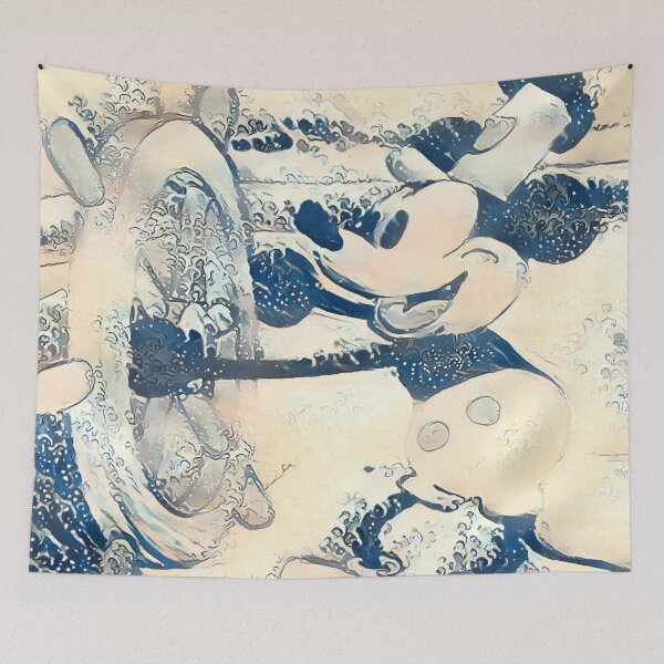 Item preview, Steamboat Mickey in the style of 'The Great Wave' designed and sold by Bopha Creations.