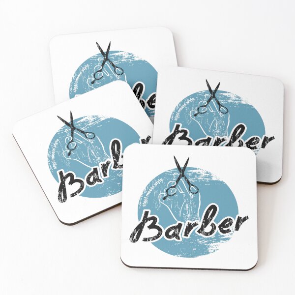 Item preview, Barber Art: Grunge Style with a Vintage Touch designed and sold by DesignWiseTeam.