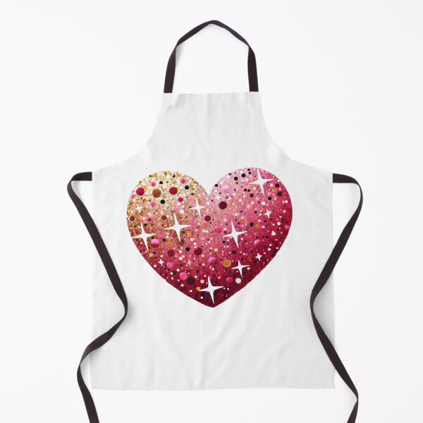 Item preview, Glitter Hearts - Shimmering Heart with Gold, Pink, Red, and Black Glittery Effect designed and sold by KreaDesignOne.