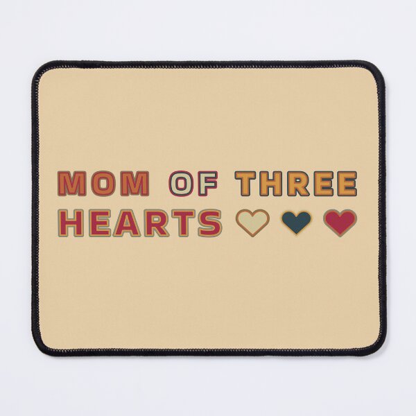 Item preview, Mom Of Three Hearts For Mom Of 3 designed and sold by TheSassyNoble.