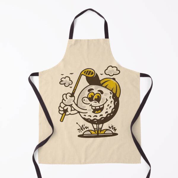 Item preview, Golf ball character holding a golf stick designed and sold by adipra.