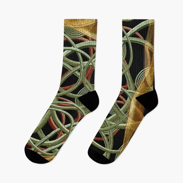 Item preview, Waves and Circles Futuristic Design designed and sold by DFLC Prints.
