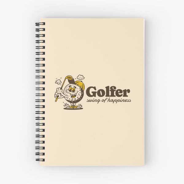 Item preview, Golf ball character holding a golf stick designed and sold by adipra.