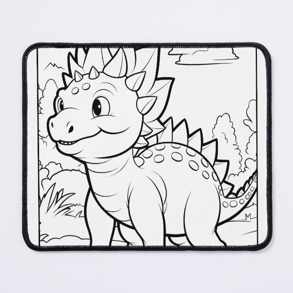 Item preview, Baby Dinosaur Coloring Page Pattern  designed and sold by DavidColoring.