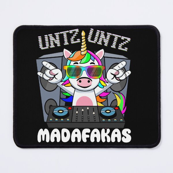 Item preview, DJ Einhorn - Untz Untz Madafakas - Techno, Rave designed and sold by Svenniibee.