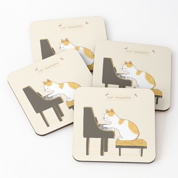 Item preview, Cat Playing Piano designed and sold by Rtymer.