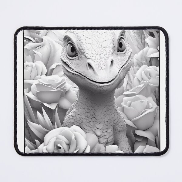 Item preview, Baby 3D Dragons Coloring Page Pattern  designed and sold by DavidColoring.