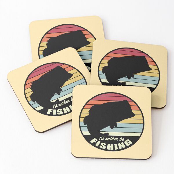 Item preview, I’d Rather Be Fishing Bass Sunset designed and sold by BlueSkyTheory.