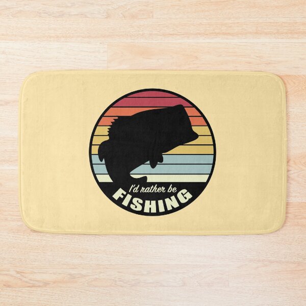 Item preview, I’d Rather Be Fishing Bass Sunset designed and sold by BlueSkyTheory.