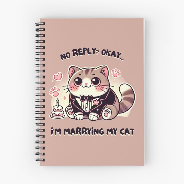 Item preview, No Reply? Okay, I’m Marrying My Cat designed and sold by lacamisart.