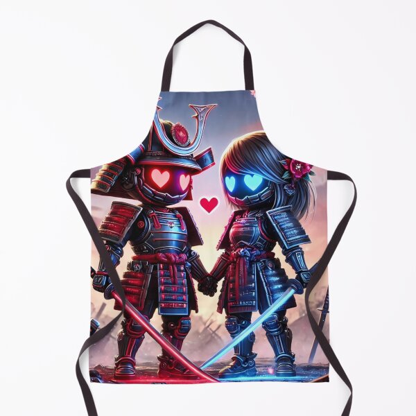 Item preview, Cyber Shogun Rockbot – The Ultimate Warrior of Power and Rebellion - Valentine’s Day - Model 17 designed and sold by NeonBot_Shop.