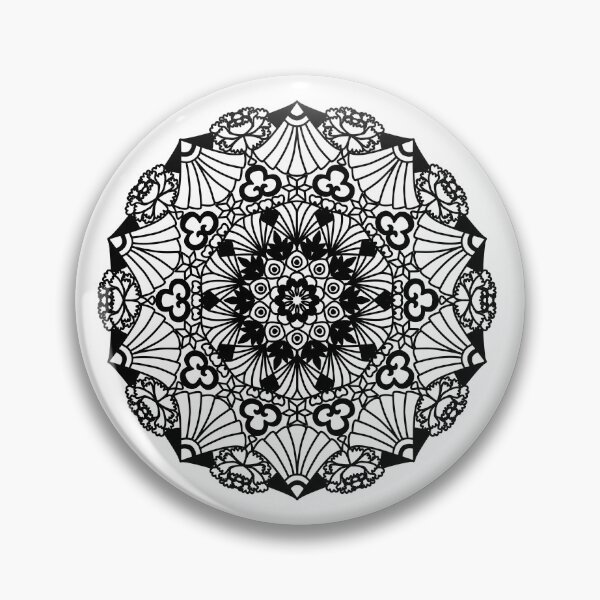 Item preview, Japan Mandala for colouring in designed and sold by Line2Rhyme.
