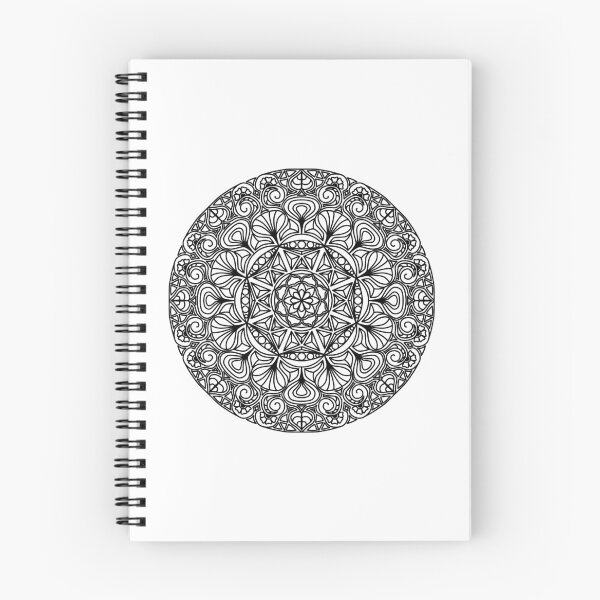Item preview, Art Deco Mandala for colouring in designed and sold by Line2Rhyme.