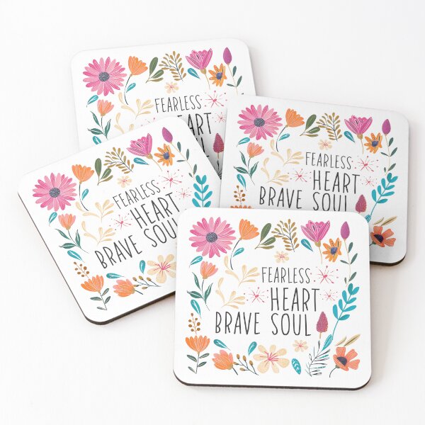 Item preview, Fearless Heart Brave Soul designed and sold by MarigoldandLily.