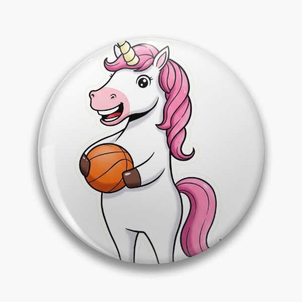 Item preview, El unicornio hembra se prepara para jugar al baloncesto. designed and sold by ThirtyNumber.